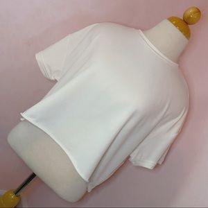 SHEIN Basic White Crop Top (NWT)